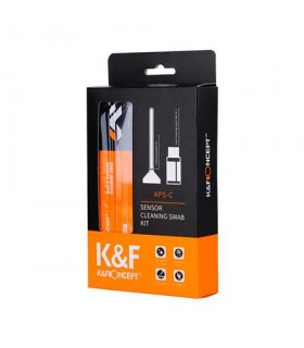 کیت تمیزکننده سنسور مخصوص دوربین‌های APS-C مدل K&F  CONCEPT 16MM APS-C SENSOR CLEANING SWAB KIT