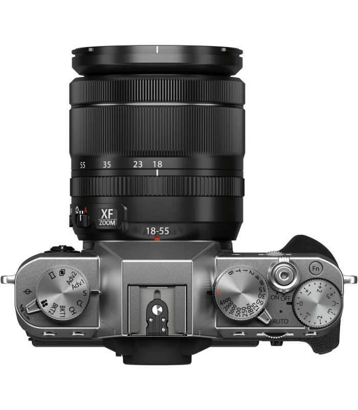 دوربین بدون آینه فوجی فیلم مدل FUJIFILM X-T30 II به همراه لنز 55-18 میلی‌متری رنگ نقره‌ای