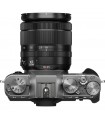 دوربین بدون آینه فوجی فیلم مدل FUJIFILM X-T30 II به همراه لنز 55-18 میلی‌متری رنگ نقره‌ای