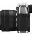 دوربین بدون آینه فوجی فیلم مدل FUJIFILM X-T30 II به همراه لنز 45-15 میلی‌متری رنگ نقره‌ای