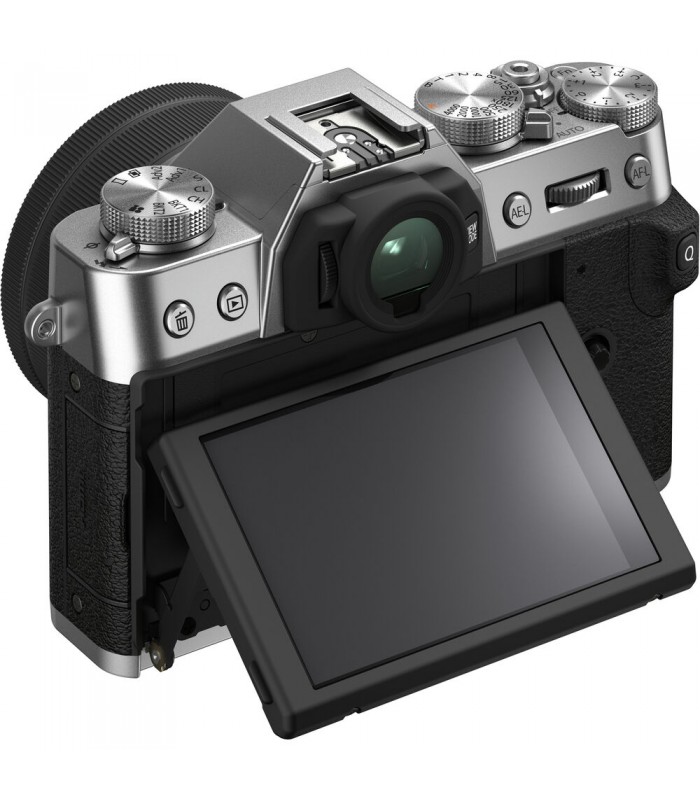 دوربین بدون آینه فوجی فیلم مدل FUJIFILM X-T30 II به همراه لنز 45-15 میلی‌متری رنگ نقره‌ای