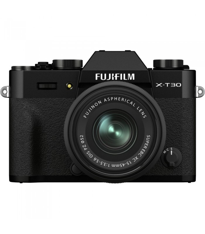 دوربین بدون آینه فوجی فیلم مدل FUJIFILM X-T30 II به همراه لنز 45-15 میلی‌متری رنگ مشکی