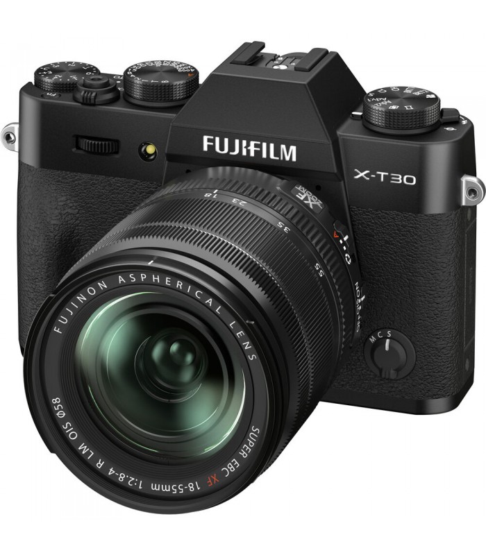 دوربین بدون آینه فوجی فیلم مدل FUJIFILM X-T30 II به همراه لنز 55-18 میلی‌متری رنگ مشکی