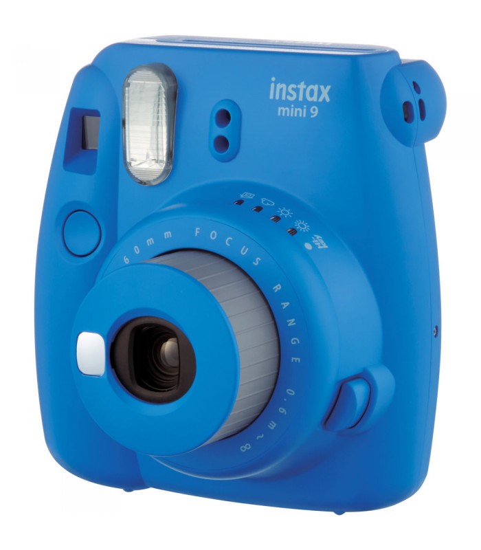 دوربین چاپ سریع فوجی‌فیلم مدل Fujifilm instax mini 9 Instant Film رنگ آبی کبالت