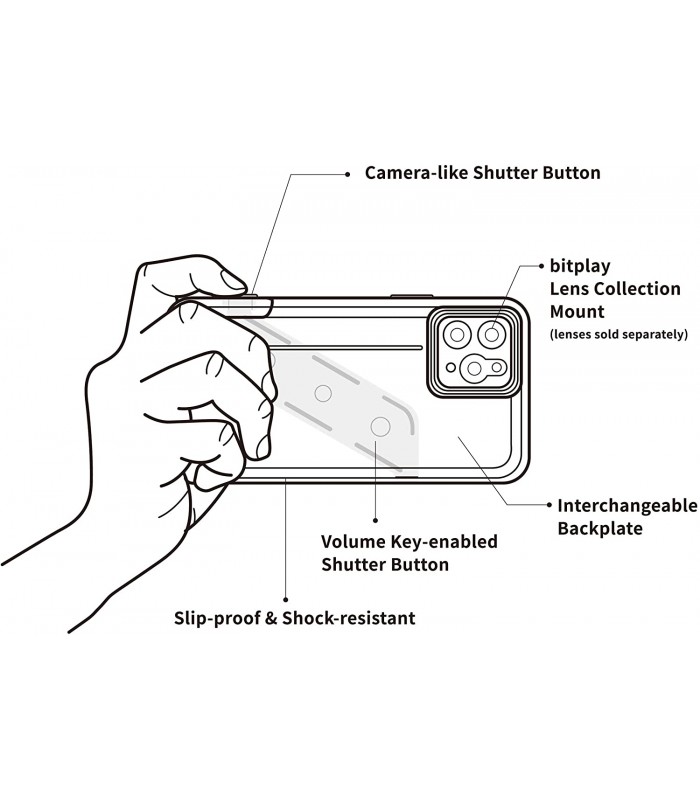 قاب گوشی بیت پلی مخصوص آیفون ۱۱ پرو مدل Bitplay Snap! رنگ مشکی