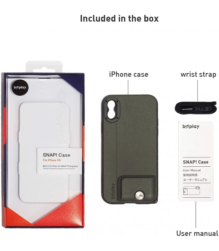 قاب گوشی بیت پلی مخصوص آیفون Xs Max مدل Bitplay Snap! رنگ سبز