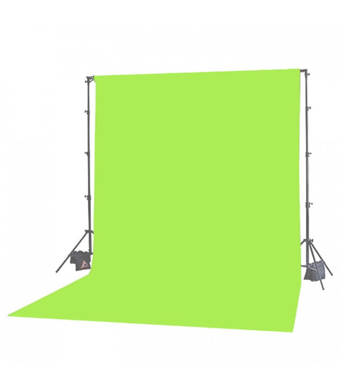 فون پارچه‌ای بک گراند سبز کروماکی ۲×۳ متر