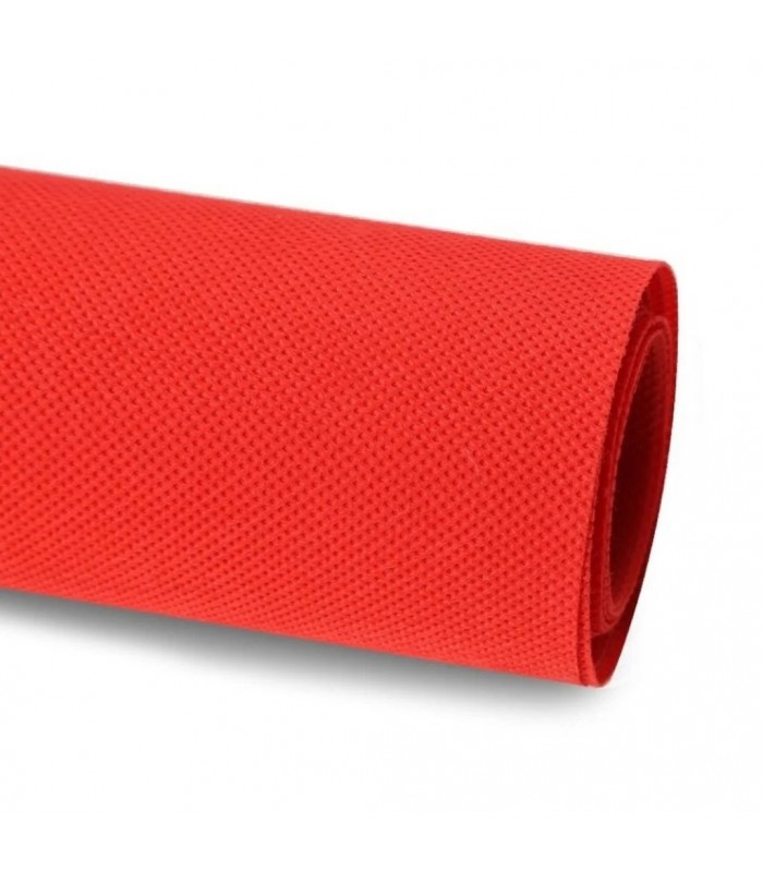 فون پرو مدل شطرنجی بک گراند قرمز کروماکی ۲×۳ متر