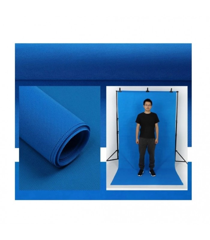 فون پرو مدل شطرنجی بک گراند آبی کروماکی ۲×۳ متر