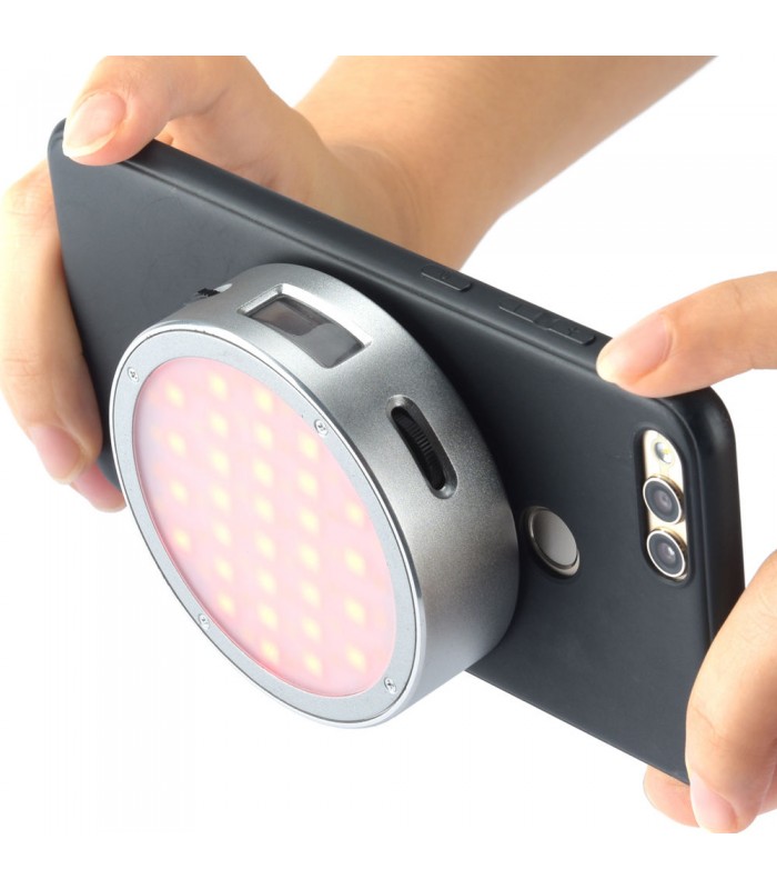 نور قابل حمل گودکس مدل Godox R1 Mini RGB LED Magnetic Light-نقره‌ای