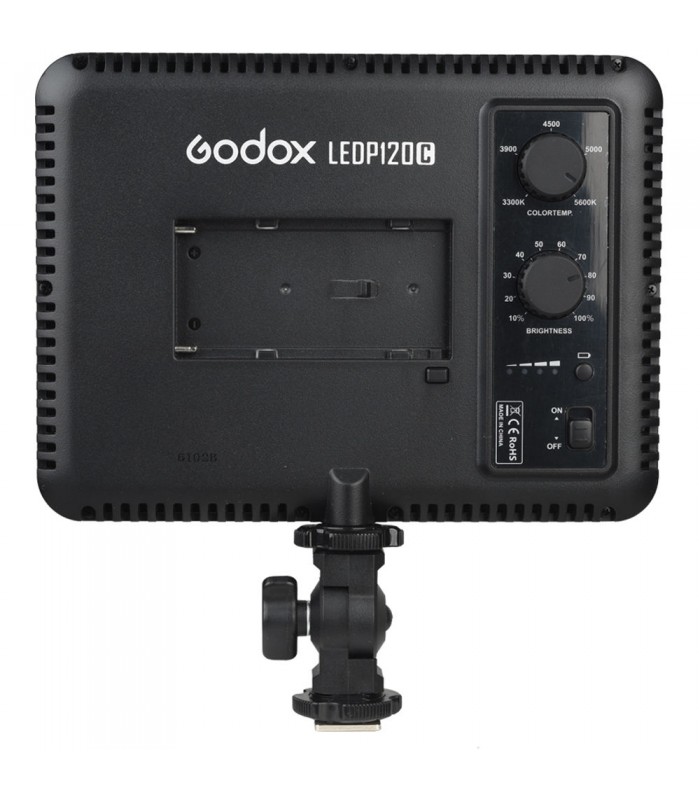 نور سینمایی گودوکس مدل  Godox LEDP120C همراه با پلیت مانت سری L