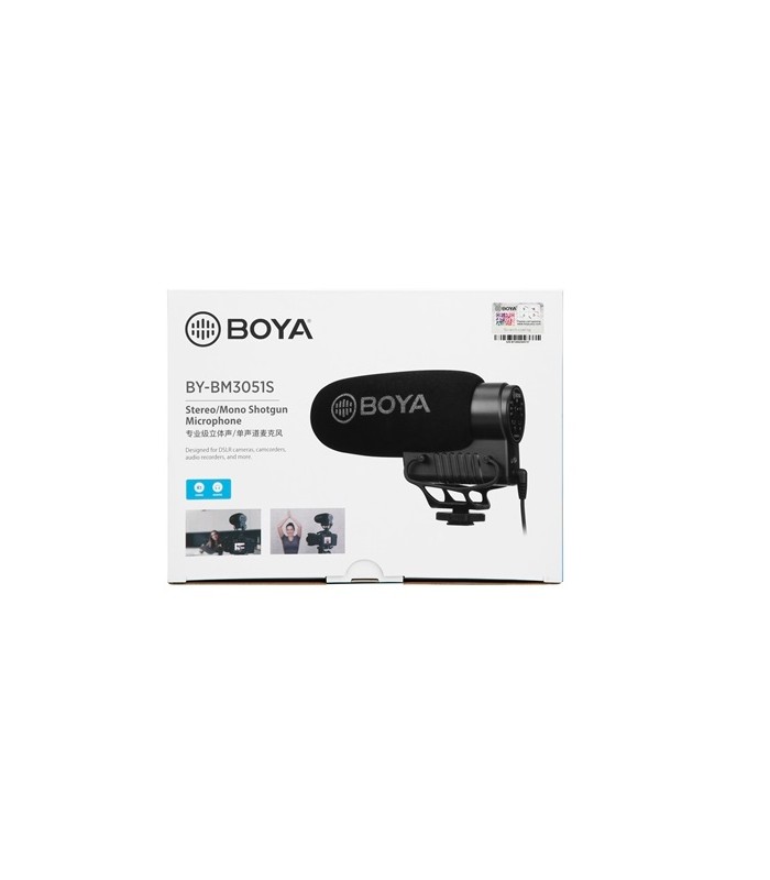 میکروفون شات گان رودوربینی بویا مدل Boya BY-BM3051S