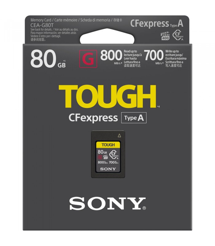 کارت حافظه CFexpress سونی مدل Sony 80GB CFexpress Type A TOUGH