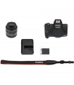 دوربین دیجیتال بدون آینه کانن مدل EOS M50 Mark II همراه با لنز EF-M 18-150mm رنگ مشکی