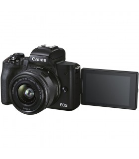 دوربین دیجیتال بدون آینه کانن مدل EOS M50 Mark II همراه با لنز EF-M 15-45mm رنگ مشکی