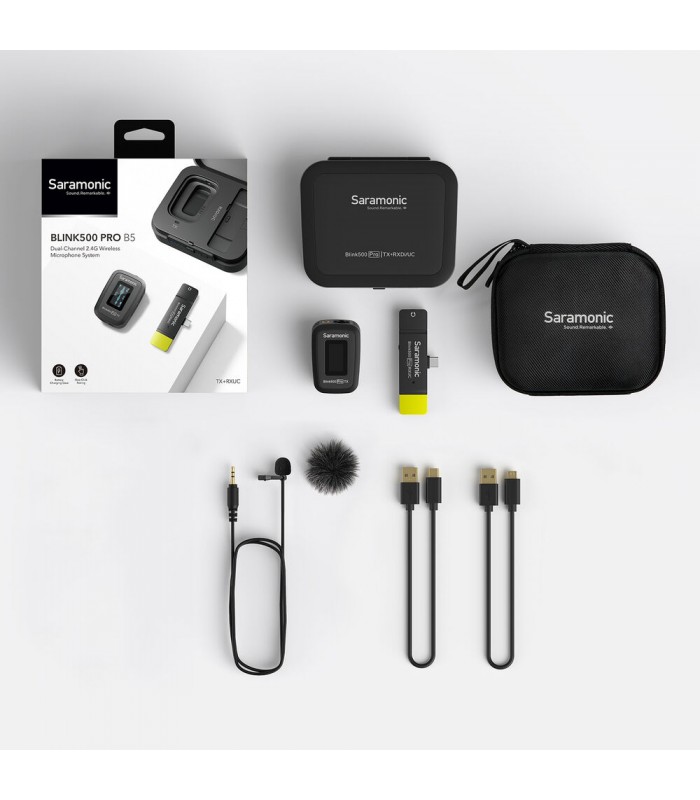 کیت میکروفن بی سیم Saramonic مدل Blink 500 Pro B5 USB-C