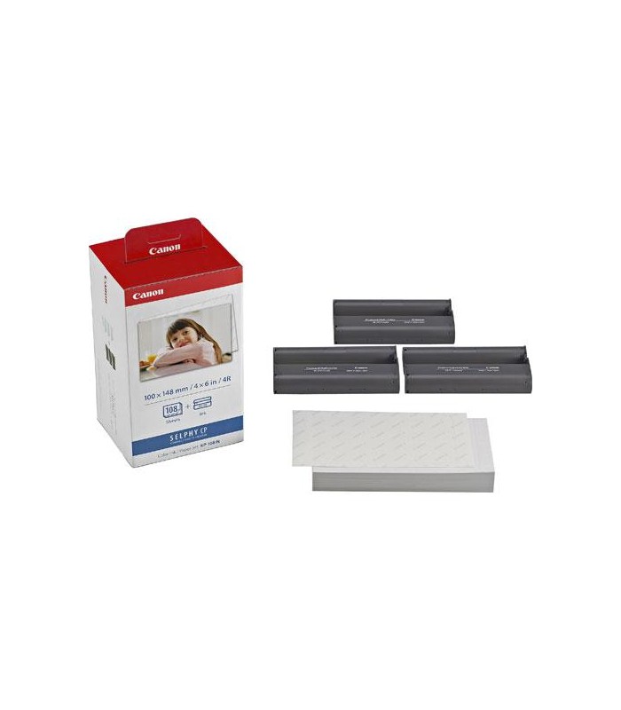 Canon KP-108IN Color Ink & Paper Set