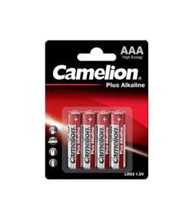 باتری نیم‌قلمی AAA کملیون مدل Camelion Plus Alkaline LR03-BP4