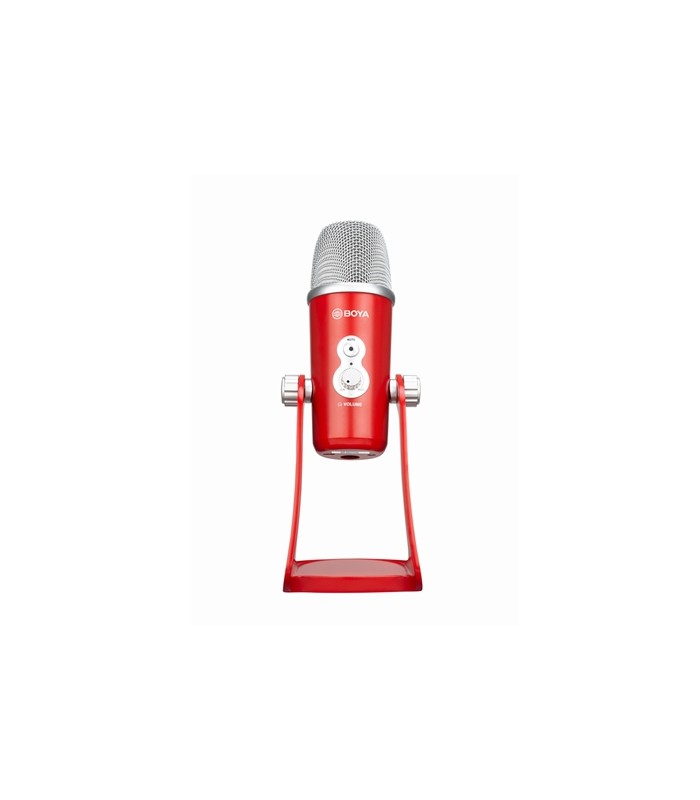 میکروفون رومیزی بویا BOYA BY-PM700R USB رنگ قرمز