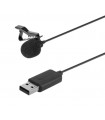 میکروفن یقه‌ای بویا مدل BY-LM40 با پورت USB Type-A