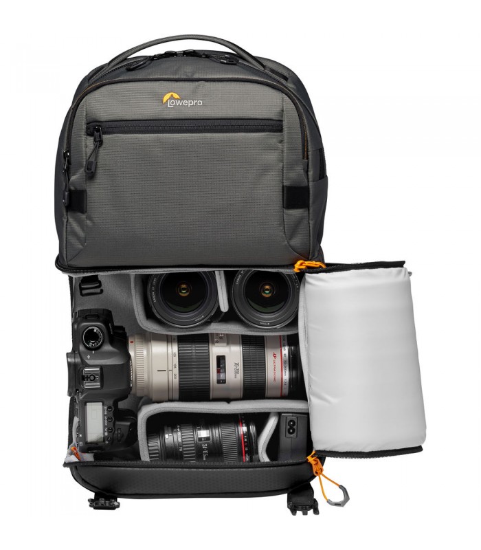 کوله‌پشتی عکاسی لوپرو مدل Lowepro Fastpack Pro BP 250 AW III رنگ خاکستری