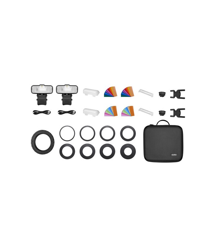 کیت فلاش ماکرو گودوکس مدل Godox MF12-K2