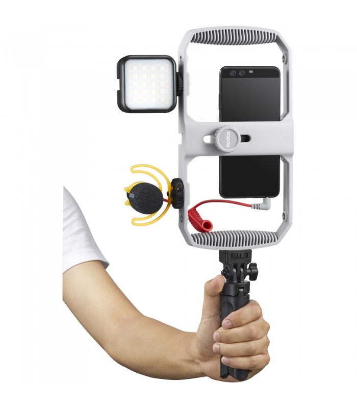 کیت تولید محتوا گودوکس مدل Godox VK1-UC مناسب برای گوشی‌های اندروید با پورت USB Type-C