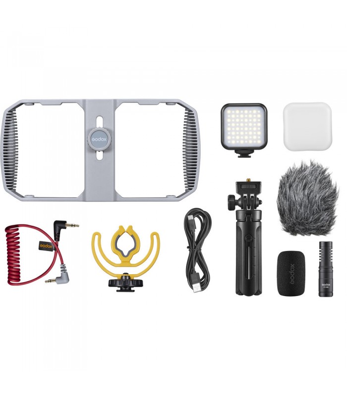 کیت تولید محتوا گودوکس مدل Godox VK1-UC مناسب برای گوشی‌های اندروید با پورت USB Type-C