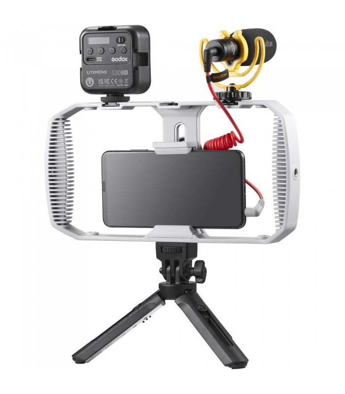 کیت تولید محتوا گودوکس مدل Godox VK1-LT همراه با پورت لایتنینگ