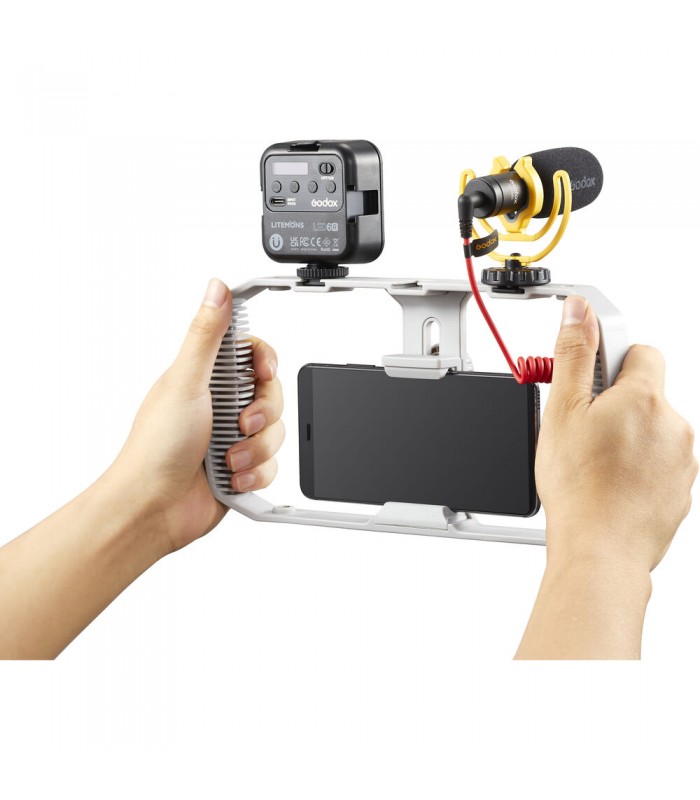 کیت تولید محتوا گودوکس مدل Godox VK1-LT همراه با پورت لایتنینگ