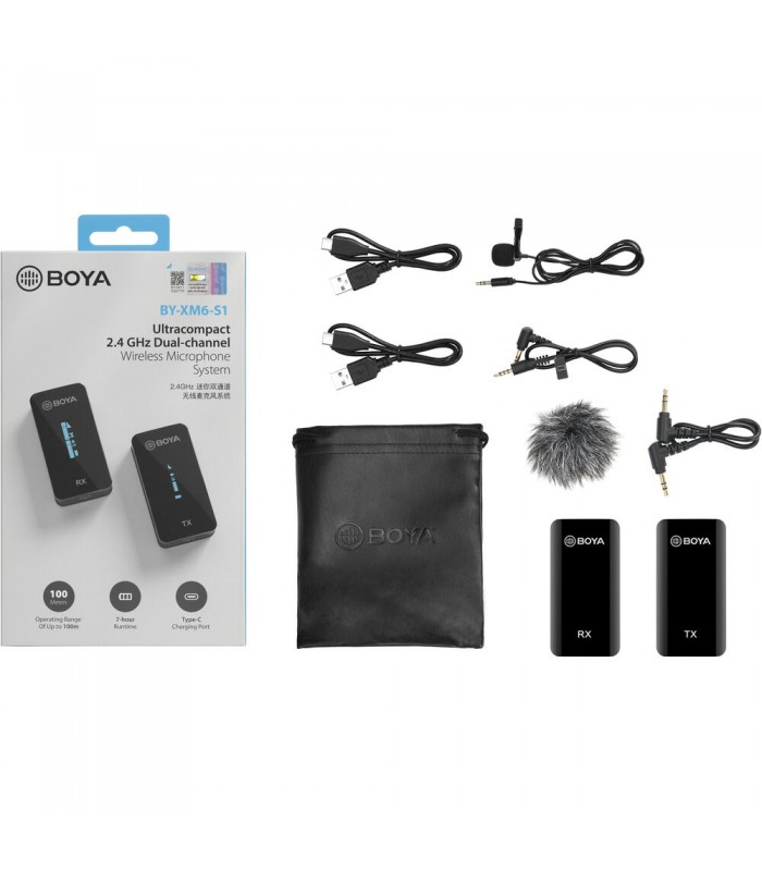 میکروفن بیسیم بویا مدل BOYA BY-XM6-S1