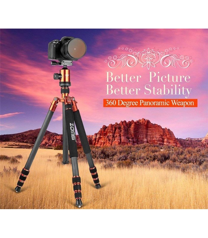 سه پایه فیبر کربنی زومی مدل ZOMEI Z818C