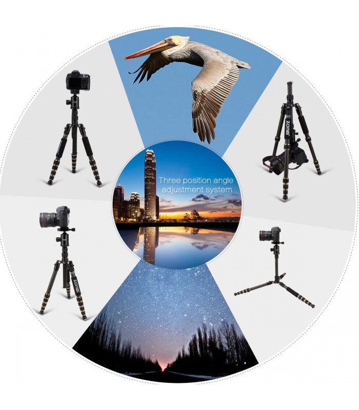 سه پایه فیبر کربنی زومی مدل ZOMEI Z669C