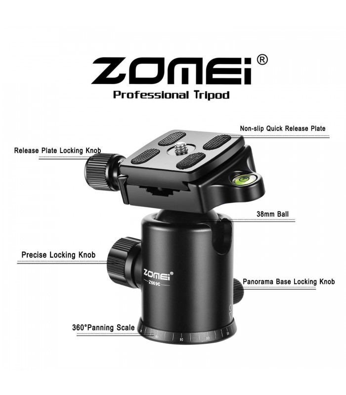 سه پایه آلومینیمی زومی مدل ZOMEI Z669