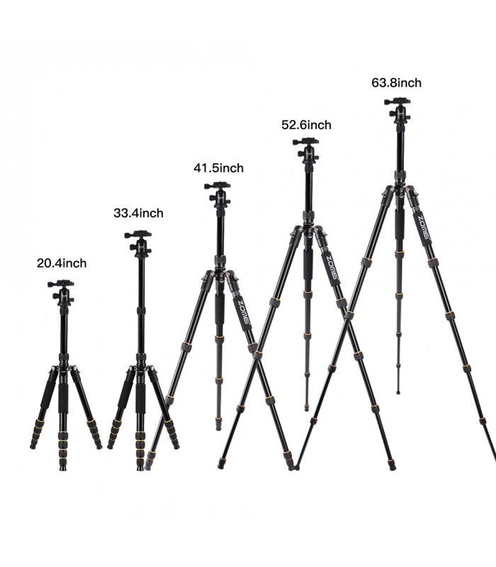 سه پایه آلومینیمی زومی مدل ZOMEI Q666
