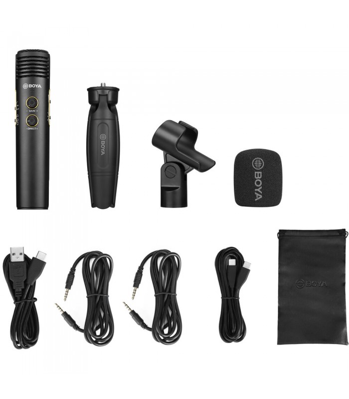 میکروفن USB کاندنسر بویا مدل BOYA BY-EM20