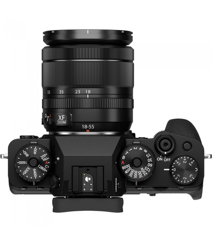 دوربین بدون آینه فوجی فیلم Fujifilm X-T4 با لنز ۵۵-۱۸ میلی‌متر - رنگ مشکی