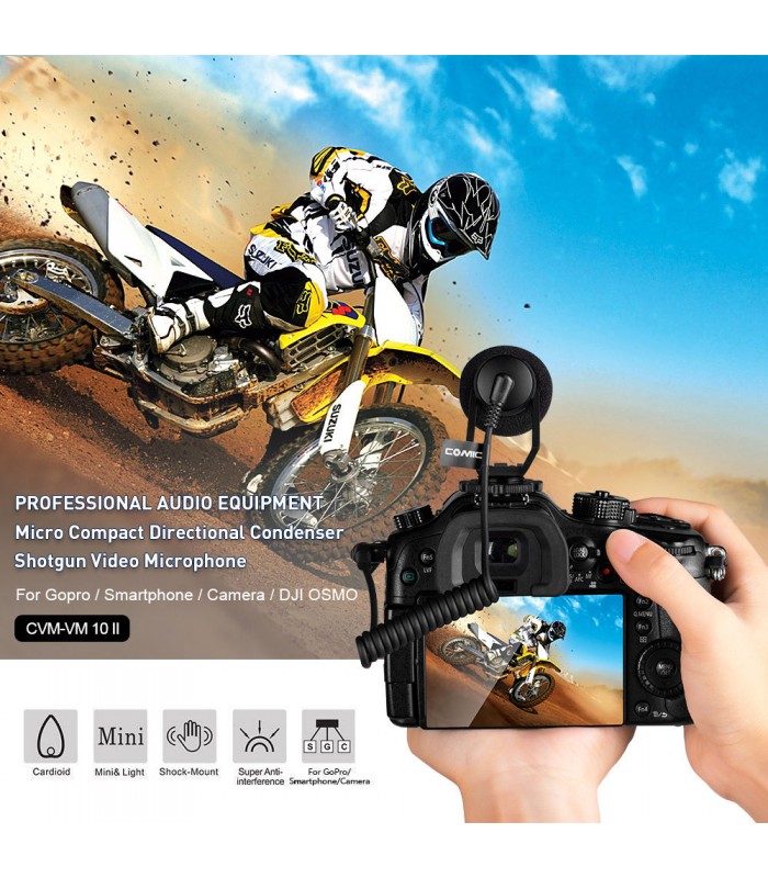 میکروفون کاندنسر کامپکت کامیکا مدل Comica CVM-VM10 II