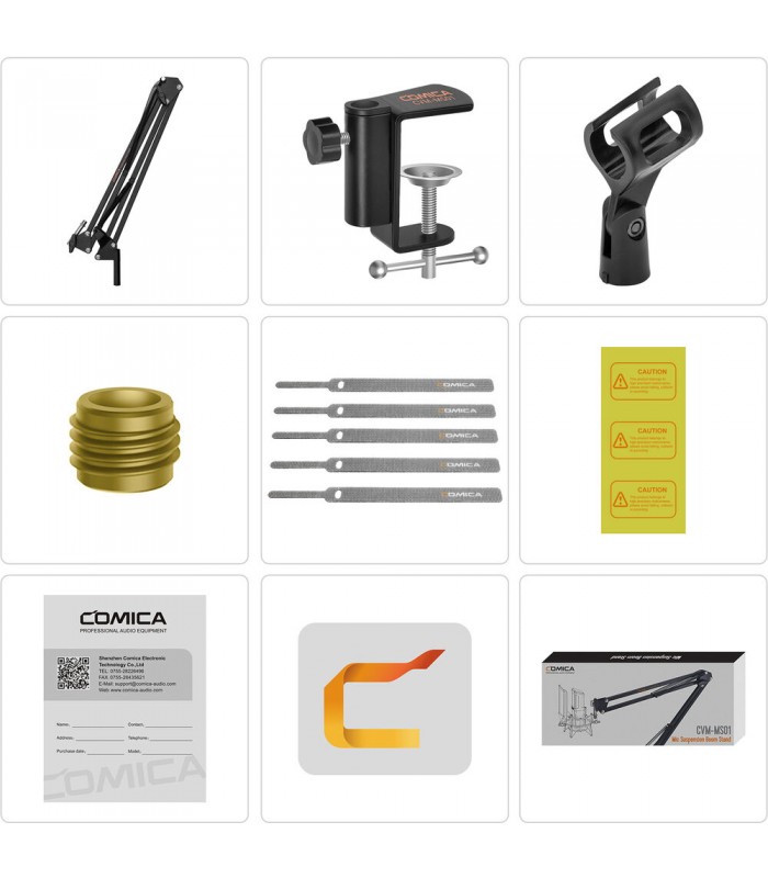 بازوی بوم میکروفون کامیکا مدل Comica CVM-MS01