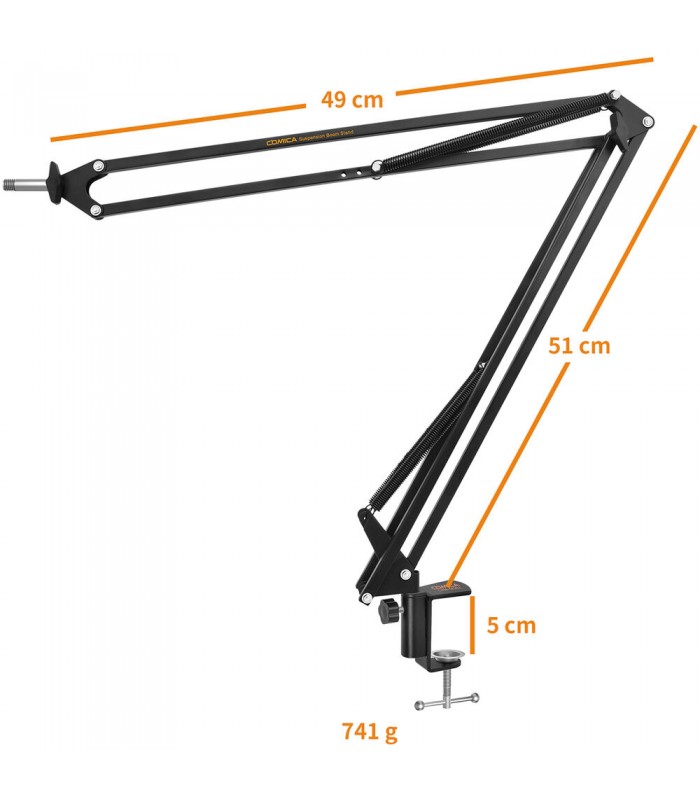 بازوی بوم میکروفون کامیکا مدل Comica CVM-MS02