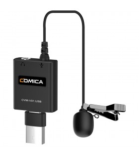 میکروفون یقه‌ای USB کامیکا مدل Comica CVM-V01.USB