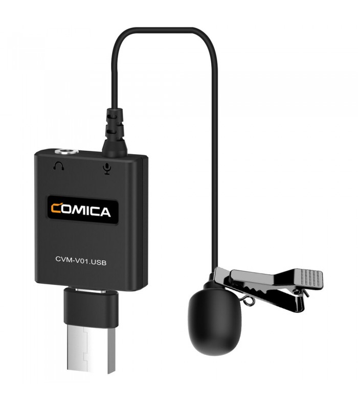 میکروفون یقه‌ای USB کامیکا مدل Comica CVM-V01.USB