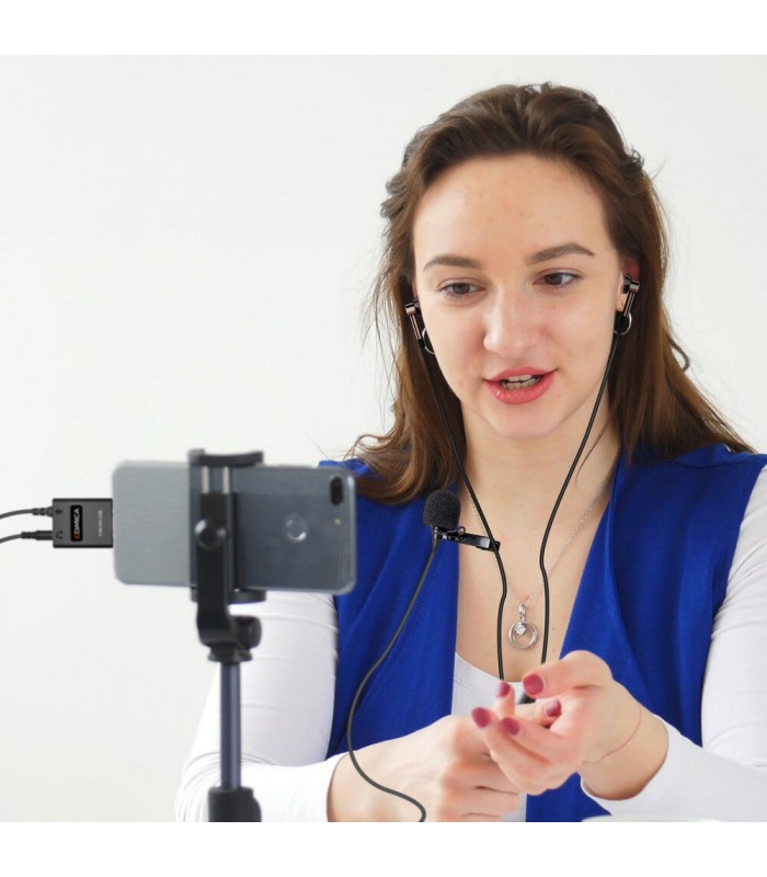 میکروفون یقه‌ای USB کامیکا مدل Comica CVM-V01.USB