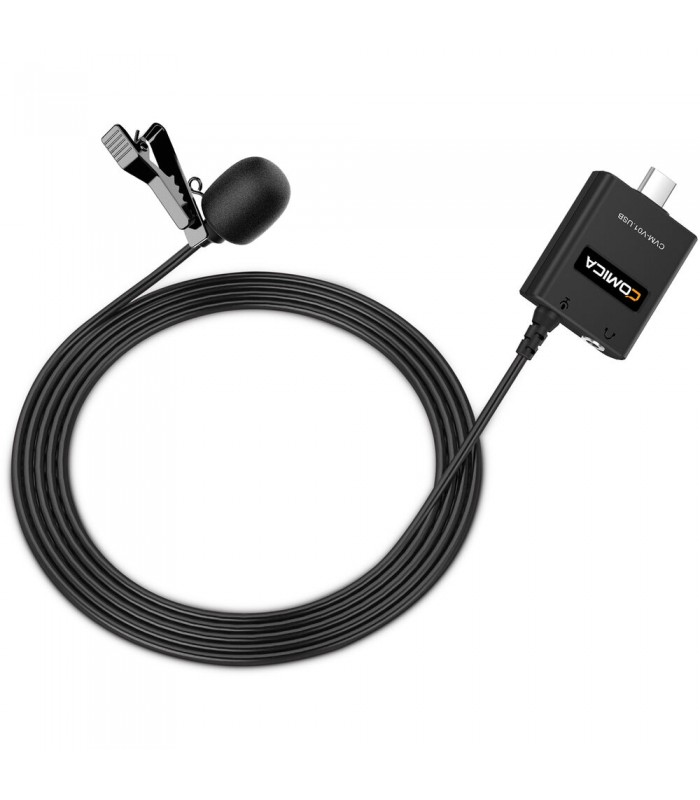 میکروفون یقه‌ای USB کامیکا مدل Comica CVM-V01.USB