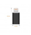مبدل OTG صوتی USB-C به لایتنینگ کامیکا مدل Comica CVM-USBC-LN