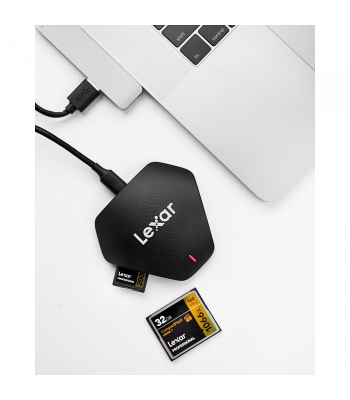 رم ریدر USB Type-C لکسار مدل Lexar Professional Multi-Card 3-in-1