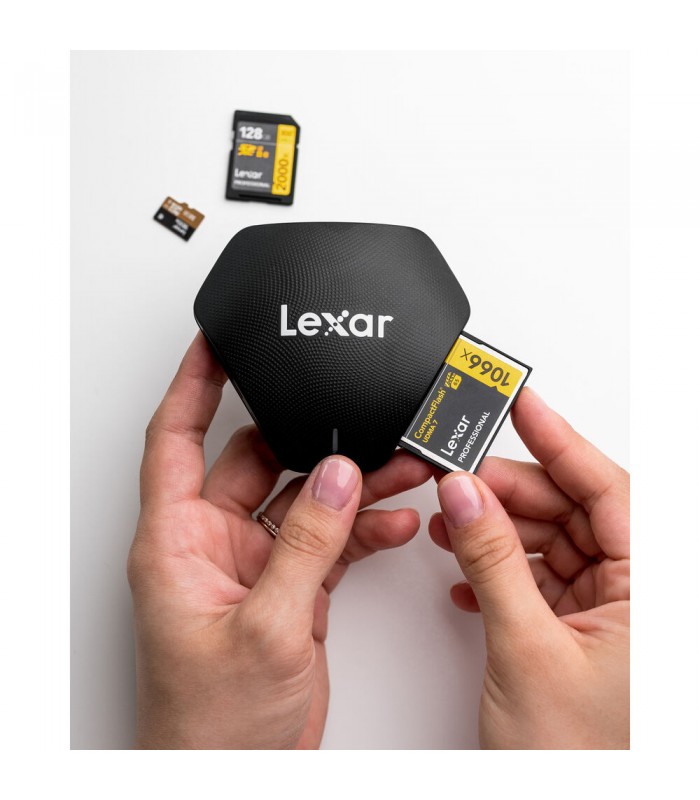 رم ریدر USB Type-C لکسار مدل Lexar Professional Multi-Card 3-in-1