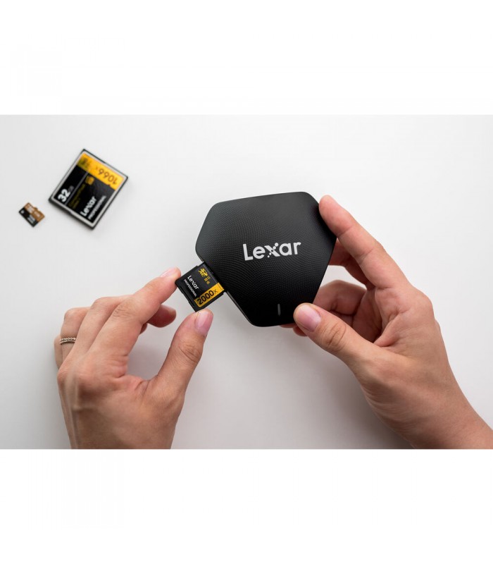 رم ریدر USB Type-C لکسار مدل Lexar Professional Multi-Card 3-in-1
