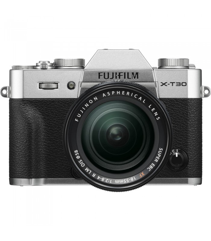 دوربین دیجیتال بدون آینه Fujifilm مدل X-T30 + 18-55mm رنگ نقره‌ای