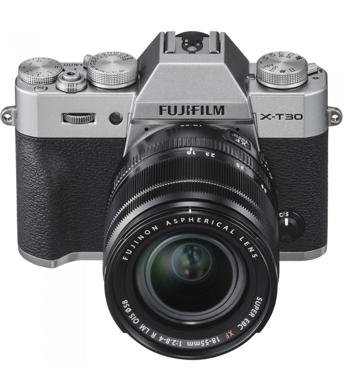 دوربین دیجیتال بدون آینه Fujifilm مدل X-T30 + 18-55mm رنگ نقره‌ای